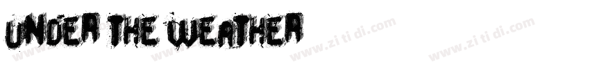 Under the Weather字体转换